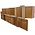 34360 12pc Honey Oak Cabinet set